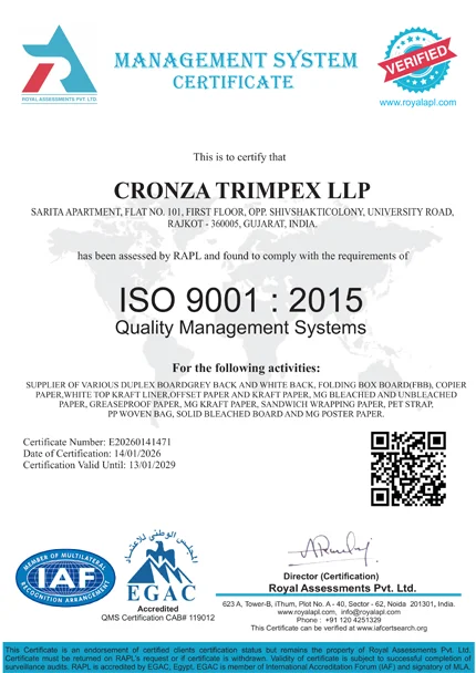 Certification 1